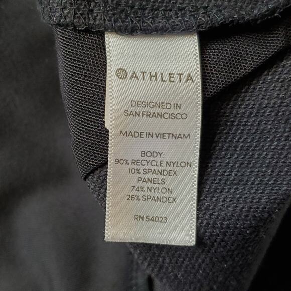Athleta Women's Size 8 Headlands Hybrid Tights Black 353469 - Picture 8 of 8